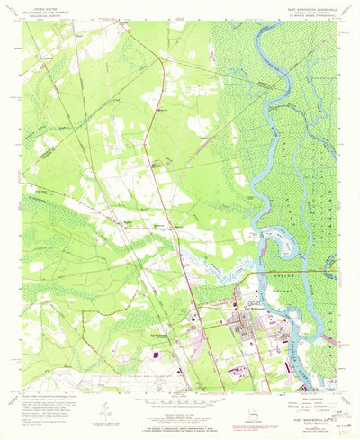 United States Geological Survey Port Wentworth, GA-SC (1955, 24000-Scale) digital map