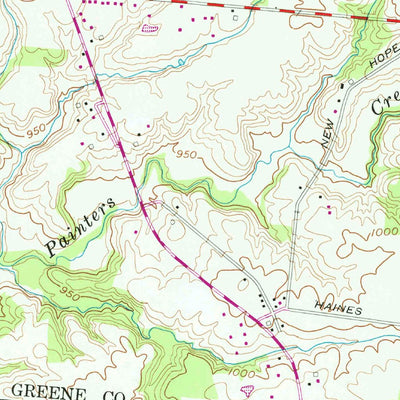 United States Geological Survey Port William, OH (1955, 24000-Scale) digital map