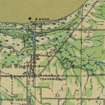 United States Geological Survey Port Wing, WI-MN (1946, 48000-Scale) digital map