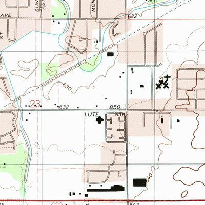 United States Geological Survey Portage, IN (1992, 24000-Scale) digital map