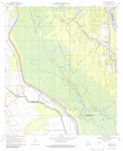 United States Geological Survey Portage, LA (1970, 24000-Scale) digital map