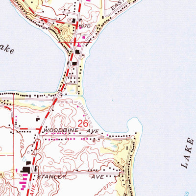 United States Geological Survey Portage, MI (1967, 24000-Scale) digital map