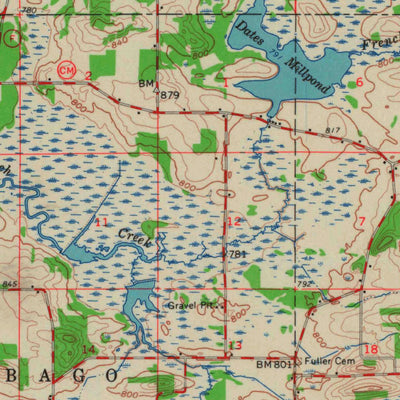 United States Geological Survey Portage, WI (1962, 62500-Scale) digital map