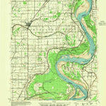 United States Geological Survey Portageville, MO-TN-KY (1955, 62500-Scale) digital map