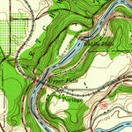 United States Geological Survey Portageville, NY (1943, 24000-Scale) digital map