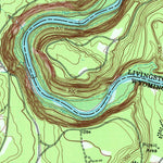 United States Geological Survey Portageville, NY (1972, 24000-Scale) digital map