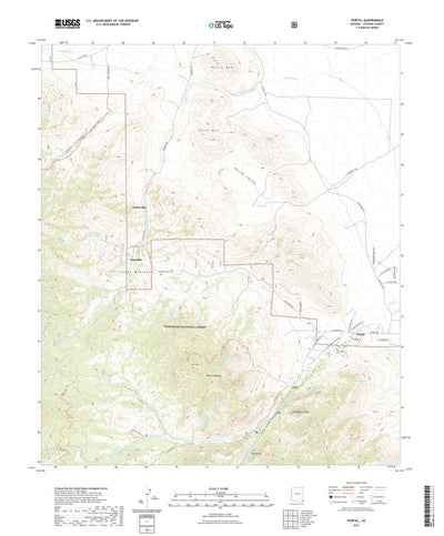United States Geological Survey Portal, AZ (2021, 24000-Scale) digital map