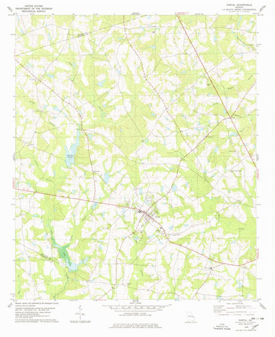 United States Geological Survey Portal, GA (1978, 24000-Scale) digital map