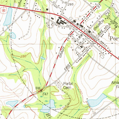 United States Geological Survey Portal, GA (1978, 24000-Scale) digital map