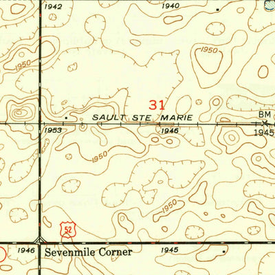 United States Geological Survey Portal, ND (1949, 24000-Scale) digital map