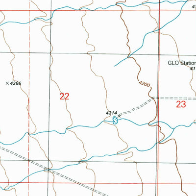 United States Geological Survey Portal NE, AZ-NM (1996, 24000-Scale) digital map
