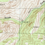 United States Geological Survey Portal Peak, AZ (1987, 24000-Scale) digital map