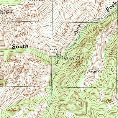 United States Geological Survey Portal Peak, AZ (1987, 24000-Scale) digital map