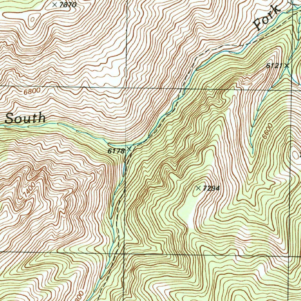 Portal Peak, AZ (1997, 24000-Scale) Map by United States Geological ...