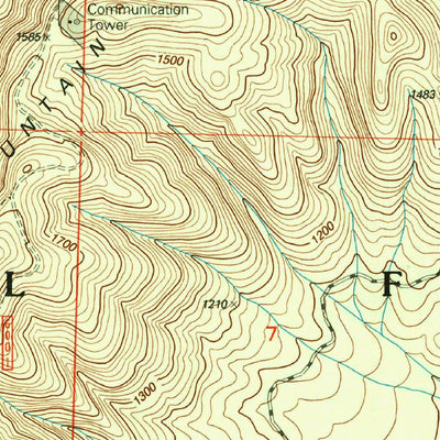 United States Geological Survey Porter Gap, AL (2001, 24000-Scale) digital map