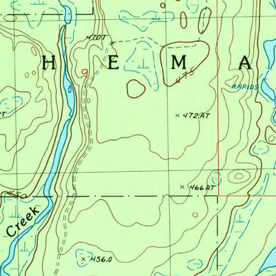 United States Geological Survey Porter Lake, MI (1985, 24000-Scale) digital map