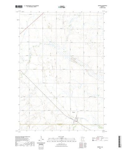 United States Geological Survey Porter, MN (2022, 24000-Scale) digital map