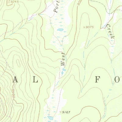 United States Geological Survey Porter Mountain, CO (1961, 24000-Scale) digital map