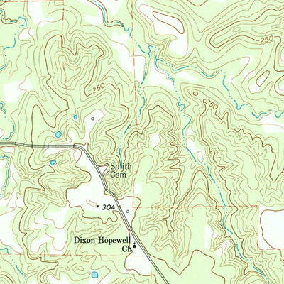 United States Geological Survey Porter Springs, TX (1964, 24000-Scale) digital map