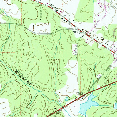 United States Geological Survey Porterdale, GA (1964, 24000-Scale) digital map