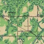 United States Geological Survey Porterfield, WI (1942, 48000-Scale) digital map