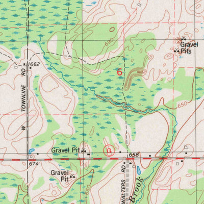 United States Geological Survey Porterfield, WI (1982, 24000-Scale) digital map