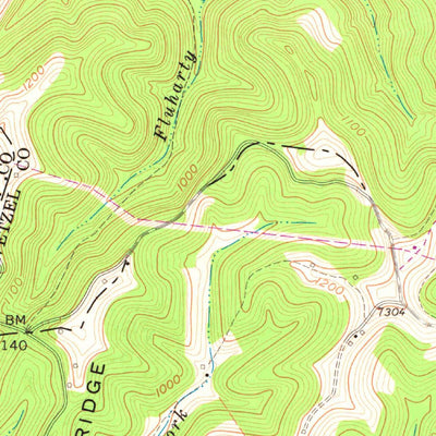 United States Geological Survey Porters Falls, WV (1960, 24000-Scale) digital map