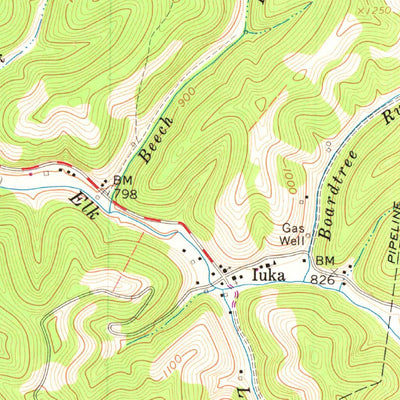 United States Geological Survey Porters Falls, WV (1960, 24000-Scale) digital map
