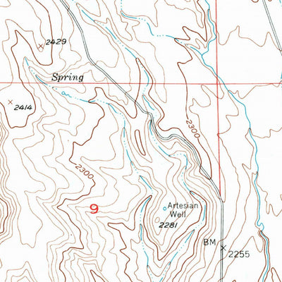 United States Geological Survey Porters Flat, OR-ID (1952, 24000-Scale) digital map