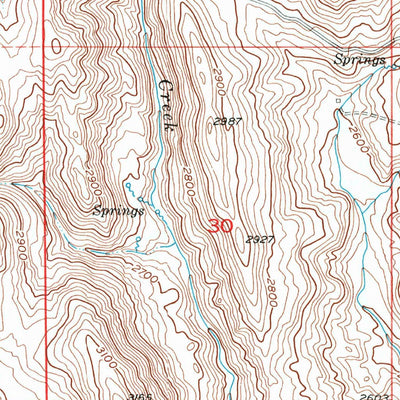 United States Geological Survey Porters Flat, OR-ID (1952, 24000-Scale) digital map
