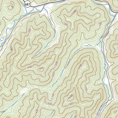 United States Geological Survey Portersburg, KY (2022, 24000-Scale) digital map