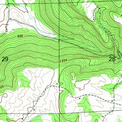 United States Geological Survey Portersville, AL (1946, 24000-Scale) digital map