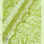 United States Geological Survey Portersville, AL (1947, 24000-Scale) digital map