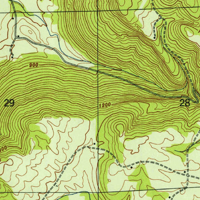United States Geological Survey Portersville, AL (1947, 24000-Scale) digital map
