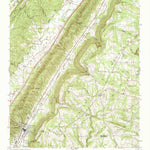 United States Geological Survey Portersville, AL (1975, 24000-Scale) digital map