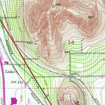 United States Geological Survey Porterville, CA (1951, 24000-Scale) digital map