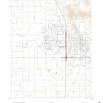 United States Geological Survey Porterville, CA (2021, 24000-Scale) digital map