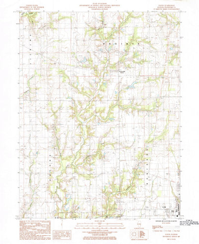 United States Geological Survey Porterville, IL (1985, 24000-Scale) digital map