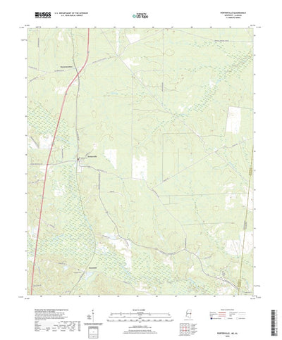 United States Geological Survey Porterville, MS (2020, 24000-Scale) digital map