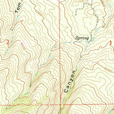 United States Geological Survey Porterville, UT (1961, 24000-Scale) digital map