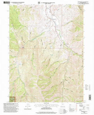United States Geological Survey Porterville, UT (1998, 24000-Scale) digital map