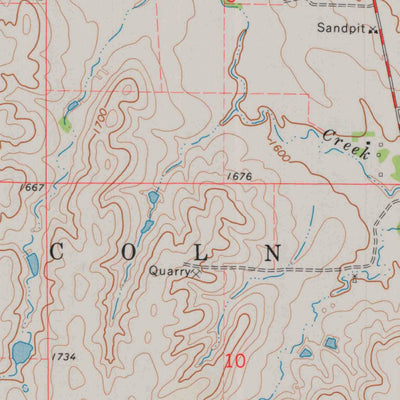 United States Geological Survey Portis NE, KS (1973, 24000-Scale) digital map