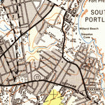 United States Geological Survey Portland East, ME (1944, 24000-Scale) digital map
