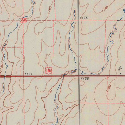 United States Geological Survey Portland, KS (1965, 24000-Scale) digital map
