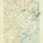United States Geological Survey Portland, ME (1916, 62500-Scale) digital map