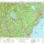 United States Geological Survey Portland, ME-NH (1956, 250000-Scale) digital map