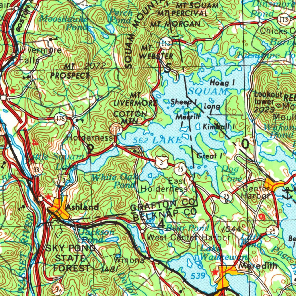 Portland Geologic Map Portland, ME-NH (1956, 250000-Scale) Map by United States Geological ...