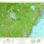 United States Geological Survey Portland, ME-NH (1963, 250000-Scale) digital map