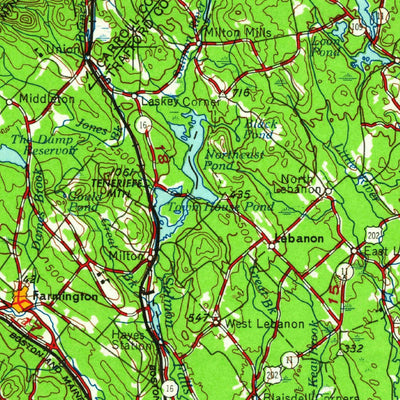 United States Geological Survey Portland, ME-NH (1963, 250000-Scale) digital map