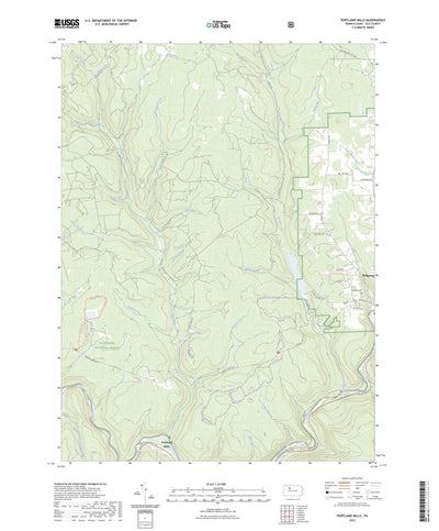 United States Geological Survey Portland Mills, PA (2023, 24000-Scale) digital map